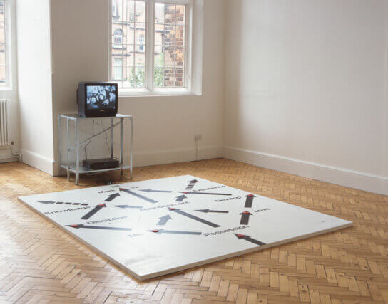Installation view, VALIE EXPORT, Camden Art Centre, 2004
