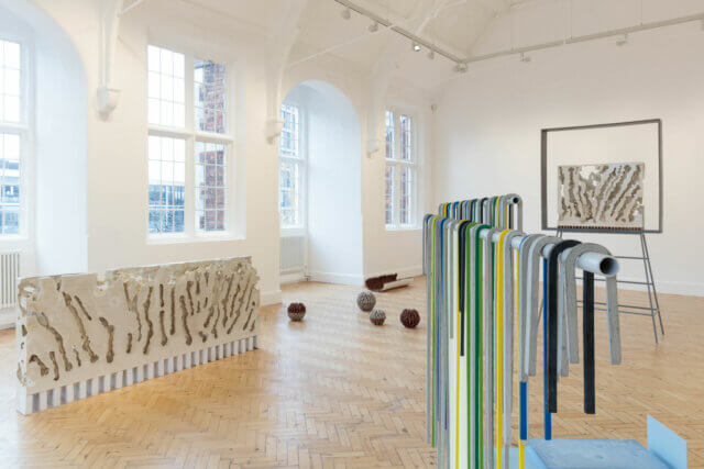 Florian Roithmayr installation view at Camden Art Centre, 2015.