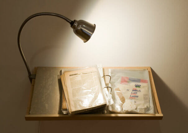 Installation view of Dieter Roth: Diaries at Camden Art Centre, 2013. Photo: Andy Keate