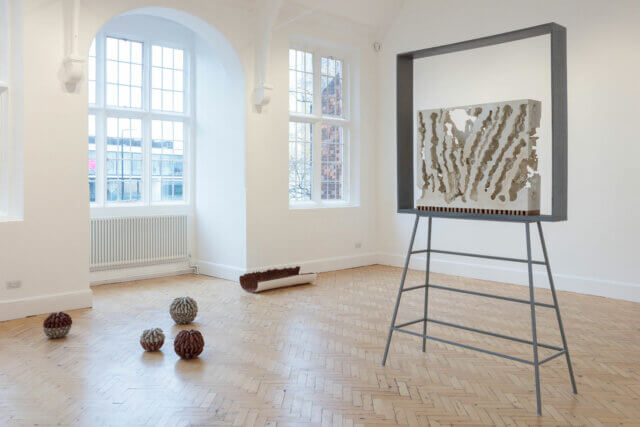 Florian Roithmayr installation view at Camden Art Centre, 2015.