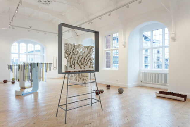 Florian Roithmayr installation view at Camden Art Centre, 2015.