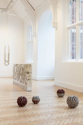 Florian Roithmayr installation view at Camden Art Centre, 2015.