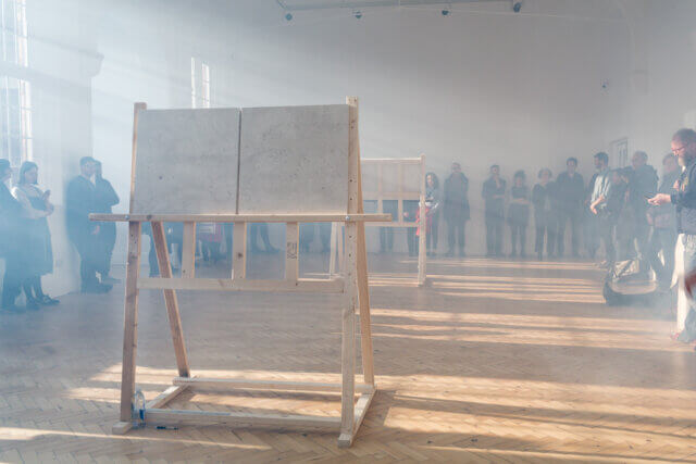 Postscript: Florian Roithmayr: breath rider, Camden Art Centre, 2016. Photo: Hydar Dewachi