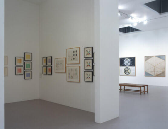 Installation views of Hilma af Klint's exhibition 'An Atom in the Universe' at Camden Art Centre, 2006