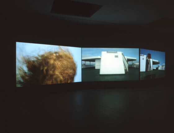 Installation view, Out of the Picture, Runa Islam, Camden Art Centre, 2005