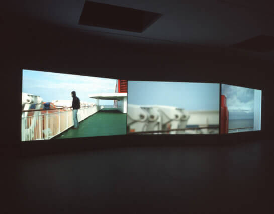 Installation view, Out of the Picture, Runa Islam, Camden Art Centre, 2005