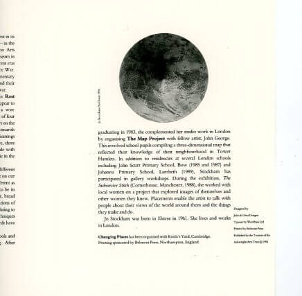 Camden Art Centre Exhibition Guide, 1991