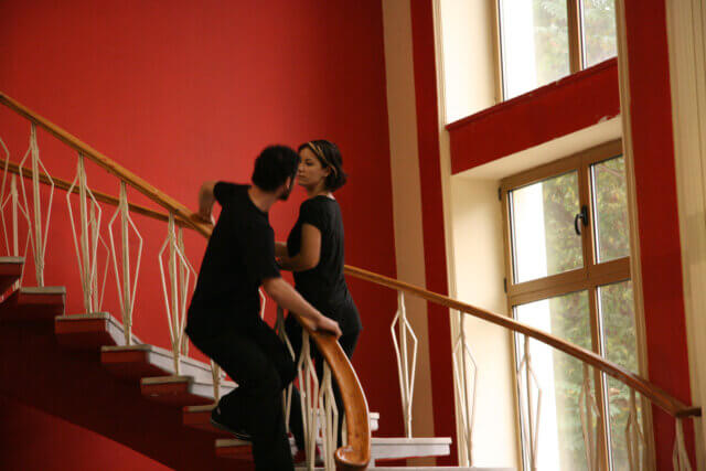 Installation view of Johanna Billing: 'I'm lost without your rhythm' at Camden Art Centre, 2009