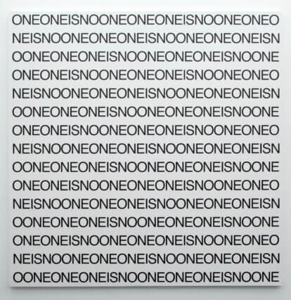 Karl Holmqvist, Untitled (ONE IS NO ONE), 2015. Courtesy of the artist and House of Gaga, Mexico City 