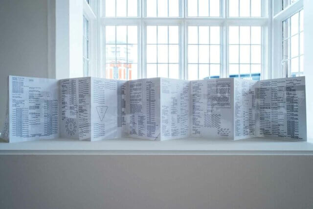 Installation view of Karl Holmqvist: READ DEAR, Camden Arts Centre, 2016. Photo: Valerie Bennett. Courtesy dépendance, Brussels and Camden Art Centre