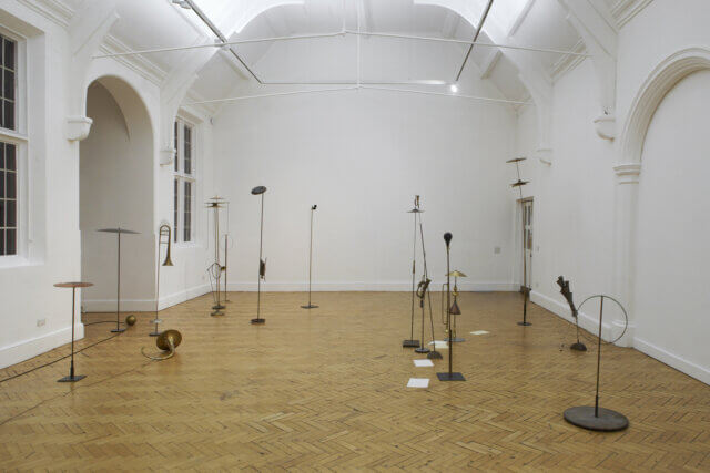 Katja Strunz: Sound of the Pregeometric Age, 2009, Installation view at Camden Art Centre