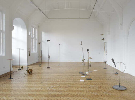 Katja Strunz: Sound of the Pregeometric Age, 2009, Installation view at Camden Art Centre