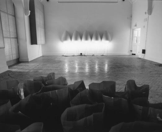 Andrew Kearney, installation view of The Policing of Pleasure, Camden Art Centre, 1995 