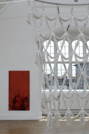 Installation view of Alexandre da Cunha: Laissez-faire at Camden Art Centre, 2009. Photo: Andy Keate