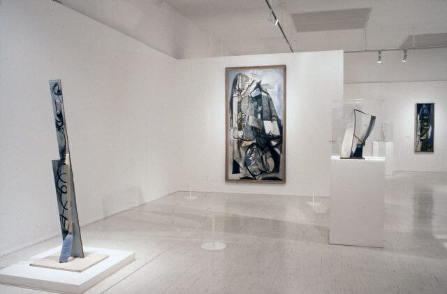 Installation view of Air, Land and Sea, Peter Lanyon, Camden Art Centre, 1992