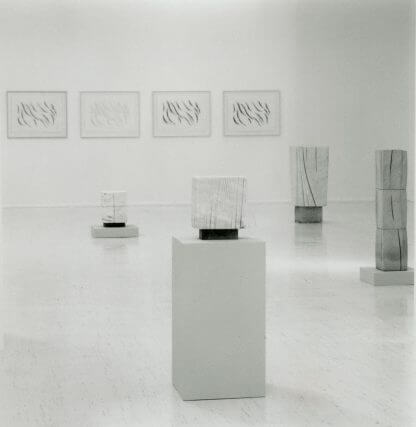 Installation view of Kim Lim, Camden Art Centre, 1999.