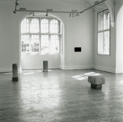 Installation view of Kim Lim, Camden Art Centre, 1999.