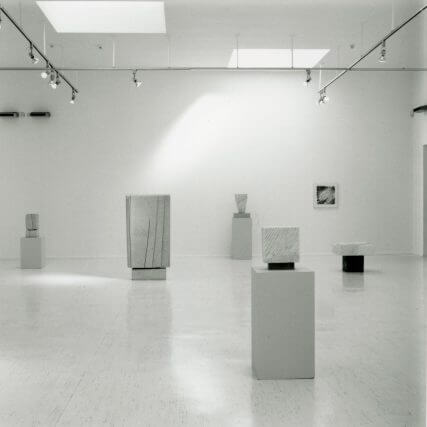 Installation view of Kim Lim, Camden Art Centre, 1999.