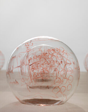 Matt Mullican, Untitled (20 glass balls), 1995, Courtesy of Mai 36 Galerie, Zurich