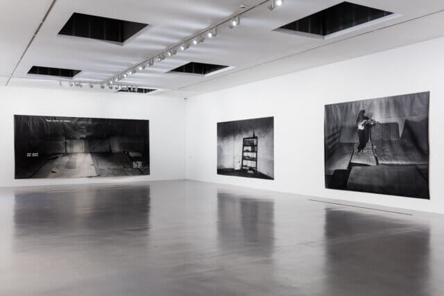Installation view of Hannah Collins at Camden Art Centre, 2015. Photo: Mark Blower