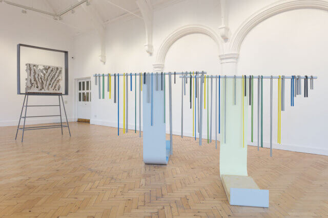 Florian Roithmayr installation view at Camden Art Centre, 2015.