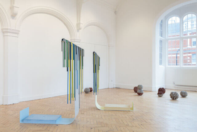 Florian Roithmayr installation view at Camden Art Centre, 2015.