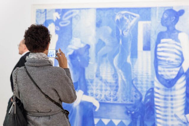 Making & Unmaking Exhibition Preview, Camden Arts Centre, 2016. Photo: Mark Blower