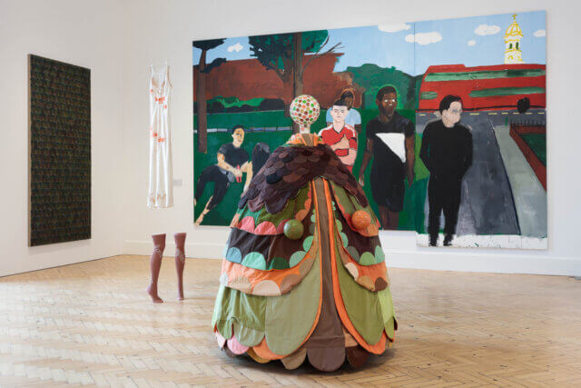 Installation view of Making & Unmaking: An exhibition curated by Duro Olowu at Camden Art Centre, 2016. Photo: Mark Blower