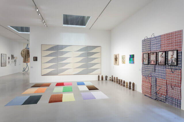 Installation view of Making & Unmaking: An exhibition curated by Duro Olowu at Camden Art Centre, 2016. Photo: Mark Blower