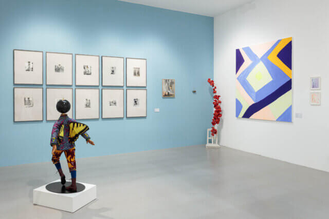 Installation view of Making & Unmaking: An exhibition curated by Duro Olowu at Camden Art Centre, 2016. Photo: Mark Blower