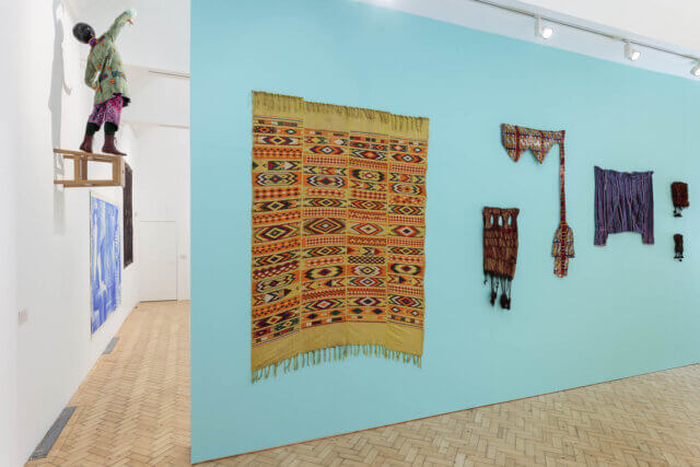 Installation view of Making & Unmaking: An exhibition curated by Duro Olowu at Camden Art Centre, 2016. Photo: Mark Blower