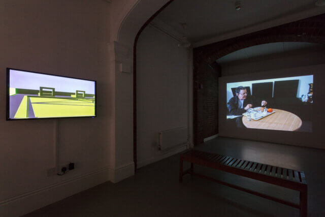 Installation view of Matt Mullican: The Sequence of Things at Camden Art Centre, 2016. Photo: Mark Blower