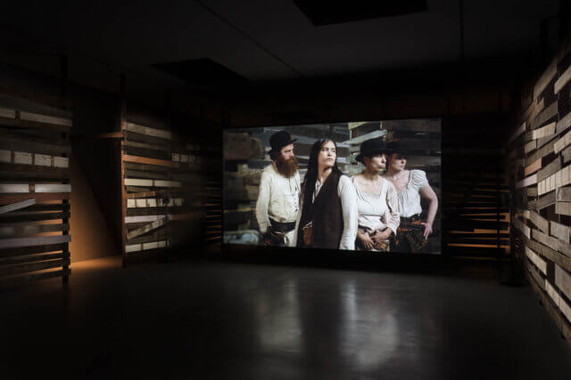 Installation view of Joachim Koester In the Face of Overwhelming Forces, Camden Art Centre, 2017. Photo: Mark Blower