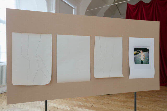Installation view of Ian White: Any frame is a thrown voice, Camden Art Centre, 2018. Photo: Mark Blower