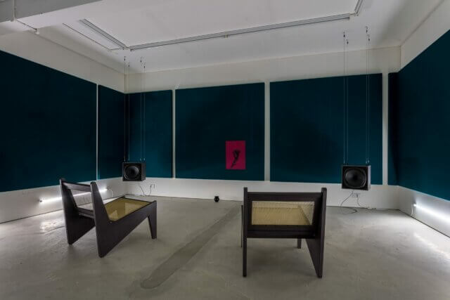 Installation views of Paul Purgas, 'We Found Our Own Reality,' at Camden Art Centre, 2020. Photo: Mark Blower, Courtesy of Paul Purgas.