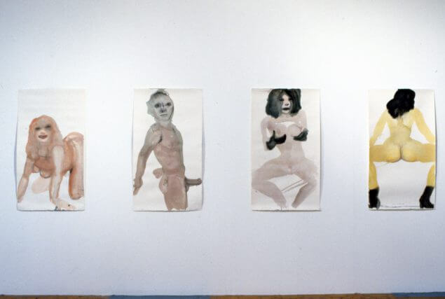 Installation view, Marlene Dumas, Camden Art Centre, 2000