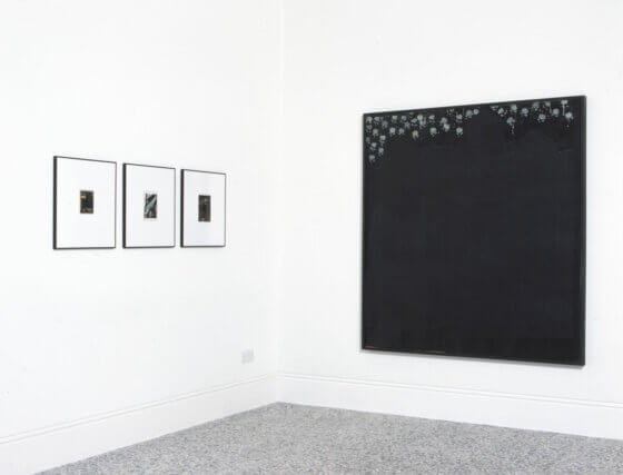 Installation view of Kerry James Marshall's exhibition  'Along the Way' at Camden Art Centre, 2006