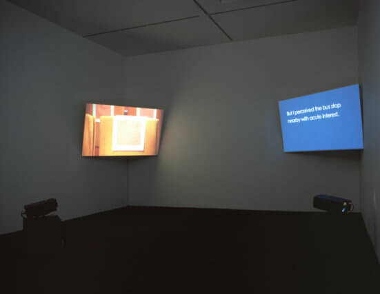 Matthew Buckingham, installation view of Play The Story,  Camden Art Centre, 2007