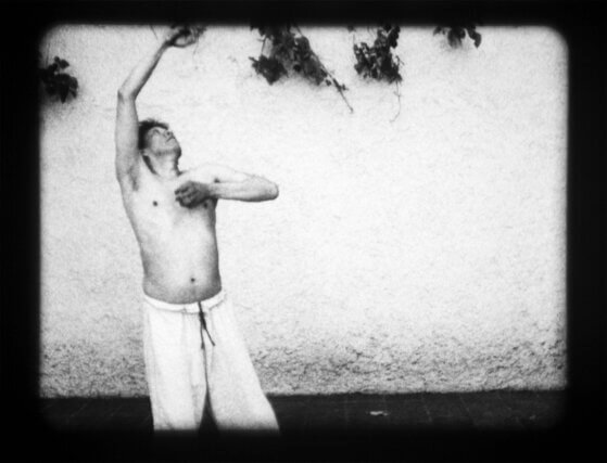 Joachim Koester, Maybe one must begin with some particular places, 2012 (film still). 16mm film, black and white, silent, 2 min. 57 sec. Courtesy the artist and Jan Mot