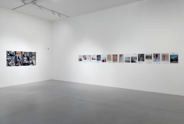 Installation view of Moyra Davey, life without sheets of paper to be scribbled on is masterpiece, at Camden Arts Centre, 2014. Photo: Marcus J Leith
