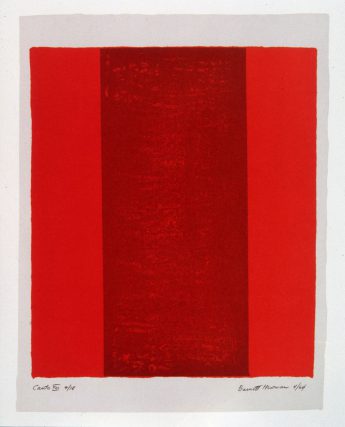 Barnett Newman, Prints 1961 - 69, Camden Arts Centre, 1996