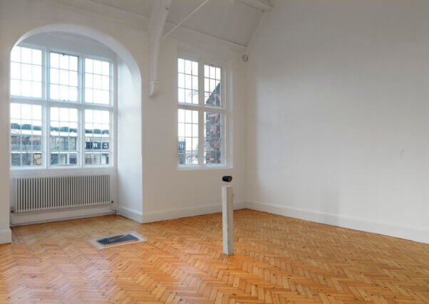 Installation view of Nina Canell: Near Here at Camden Arts Centre, 2014. Photo: Marcus J Leith