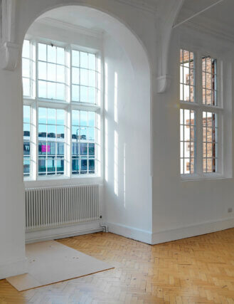Installation view of Nina Canell: Near Here at Camden Arts Centre, 2014. Photo: Marcus J Leith