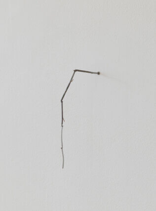 Installation view of Nina Canell: Near Here at Camden Arts Centre, 2014. Photo: Marcus J Leith