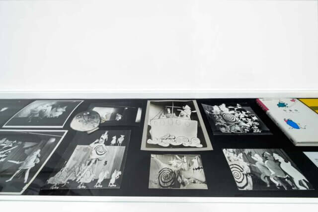 Installation view of Franciszka & Stefan Themerson: Books, Camera, Ubu, Camden Art Centre, 2016. Photo: Valerie Bennett