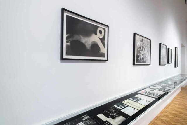 Installation view of Franciszka & Stefan Themerson: Books, Camera, Ubu, Camden Art Centre, 2016. Photo: Valerie Bennett