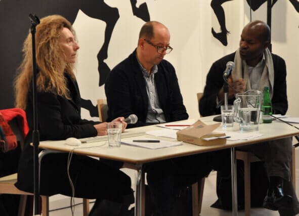 Panel Discussion: Reinventing Identity and the Historical Narrative. Chaired by Achim Borchardt-Hume with Dr Deirdre Osborne and David Dibosa.