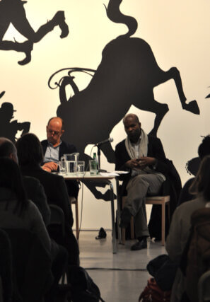 Panel Discussion: Reinventing Identity and the Historical Narrative. Chaired by Achim Borchardt-Hume with Dr Deirdre Osborne and David Dibosa.