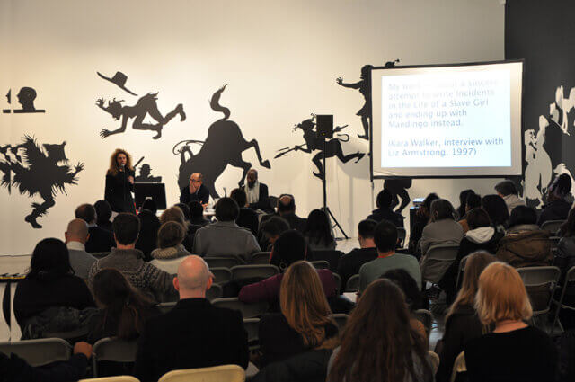 Panel Discussion: Reinventing Identity and the Historical Narrative. Chaired by Achim Borchardt-Hume with Dr Deirdre Osborne and David Dibosa.