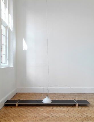 Installation view of Phillip Lai, Besides, at Camden Arts Centre, 2014. Photo: Marcus J Leith
